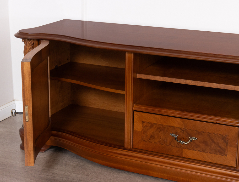 Тумба ТВ 2322 Barocco radica, Neoclassico, Noce Standard Stile Elisa